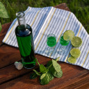 0,5 L klaaspudel Marina T-korgiga BROWIN 631703, valge, 500 ml