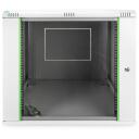 Digitus Sienas Montāžas Skapis DN-19 12U-6/6-EC, 60 cm x 60 cm x 63.8 cm, 12U, IP20, tērauds, pelēks