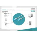 Digitus &uuml;henduskaabel U/UTP kat.5e PVC DK-1512-005, 0,5m, 2x RJ45, AWG 26/7, hall