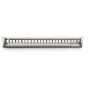 Digitus Patch Panel DN-91411, 24 porti, 1U, must, &uuml;hilduv Digitus Keystone moodulitega