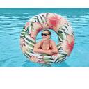 Bestway Надувное кольцо Tropical Palms 8982183, &Oslash; 119 см, &Oslash; 106 x 27 см, ПВХ, предохранительный клапан, заплатка для ремонта
