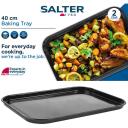 Salter Kepimo forma BW12813EU7, 40cm, 230&deg;C, juoda, stiklo emalis, 1 kepimo forma, galima plauti indaplovėje
