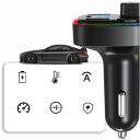 Manta FM modulaator TFM102 STREAM, QC3.0 USB, USB-C PD 20W, Bluetooth 5.0, MicroSD pesa, 7 taustavalguse t&uuml;&uuml;pi