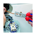 Izolācijas noņēmējs ar atvēr&scaron;anas atsperi, Knipex, 11 05 160 SB, universāls, hromēts, 5 mm diametrā, 10 mm&sup2; &scaron;ķērsgriezums.