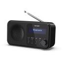 Sharp Tokyo kaasaskantav digitaalne raadio DR-P420(BK), DAB/DAB+/FM, Bluetooth 5.0, 4 x AA, must