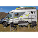 Mīlestības krēsls diviem, regulējami roku balsti, viegla alumīnija konstrukcija, 250 kg slodze, R585000, BasicNature