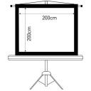 Maclean Projektsiooniekraan MC-680, 112", 200x200cm, 1:1, matt pind, 160&deg;, peegelduskoefitsient 1