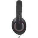 Esperanza Austiņas EH121, EH121, 5m, 32&Omega;, 105dB, 20Hz-20kHz, stereo, regulējams skaļums, mīksti ausu spilventiņi