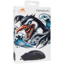 Baracuda Игровая мышь PENGUIN-B, 6 кнопок, 3600 DPI, USB 2.0, 1.5m, черный, подсветка, для правой руки