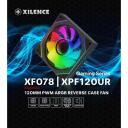 Xilence Вентилятор для корпуса XF078, 120мм, 500-1800RPM, 7-13.2V, черный, PWM, ARGB, 4 винта