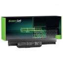Green Cell Klēpjdatora akumulators AS04, 4400 mAh, 10.8 V, 1 gab., 6 &scaron;ūnas, CE, RoHS, saderīgs ar ASUS