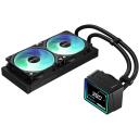 Asrock AIO Challenger 240 Digital 90-ACLA24-BAAGA6, 62,6 CFM, 31 dB, 2 ventilaatorit, 27,7 cm, 11,9 cm, 2,7 cm, must