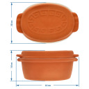 4.5 L glasuuritud Rooma pott BROWIN 770615, 25x34.2x15.5 cm, 3.025 kg