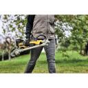 Dewalt be&scaron;epalvis žoliapjovė DCMST561P1-QW, 18V, 5Ah, 6000rpm, 35cm, be&scaron;epalvis, 2 greičiai, su žeme