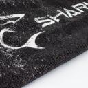 White Shark Dvielelis STINGRAY TW-01, 80x160 cm, 100% pārstrādāts poliesters, melna/balta/sarkana