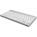 R-Go Tools klaviatuur RGOCOUSWLWH, kompaktne klaviatuur pausitarkvaraga, QWERTY, Bluetooth 5.0, valge