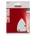 Trikampis švitrinis popierius 140x140x80mm, KREATOR, KRT220053, Smėlio dydis (P): 40, 5 vnt.
