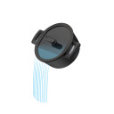 Katls Hard Face, FISKARS, 1075527, 26 cm, 5 l, melns, alumīnijs, ar vāku, keramikas nepiedegošais pārklājums