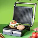 Jata Grill JEGR1596, 2000W, 230V, 29x23,6cm, kriimustatud plaadid, kallutatav &uuml;lemine plaat, mittenakkuv kate