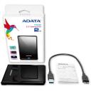 Adata HDD AHV620S-2TU31-CBK 2TB, 2.5", USB 3.2 Gen 1, черный, устойчивый к царапинам, индикатор LED
