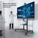 Onkron подставка для телевизора TS1871-B, 55-90 дюймов, максимальная нагрузка 90 кг, регулировка высоты 1085-1590 мм, черный