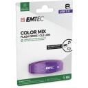 Emtec USB zibatmiņa ECMMD8GC410, 8GB, USB 2.0, 120Mbps, 40Mbps, purpursarkana, plastmasa