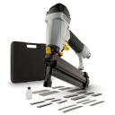 Naglu un skavu pistole 51L/min, POWERPLUS, POWAIR0312, 100 nagi/min, 100 nagi/skavu ietilpība, regulējama iedarbības dziļums