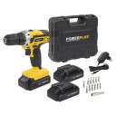 Suktuvas 20V - įsk. 3 baterijos 20V 1,3Ah ir pakrovėjas - 13 acc. POWX00501 POWERPLUS