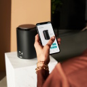 Viedais Wi-Fi konvekcijas sildītājs Threesixty 2 ar ventilatoru, Android/iOS/Tuya atbalsts 1800 W līdz ~30 m² Melns DXCH30 DUUX