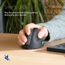 R-Go Tools USB optiline hiir HE Break RGOHBRSWLBL, 2400 DPI, 5 nuppu, Bluetooth, aku, ergonoomiline, must