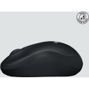 Logitech USB optinė pelė M220 SILENT 910-004878, 1000 DPI, 10m belaidis, 3 mygtukai, AA baterija
