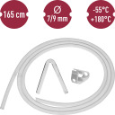 Силиконовый шланг &Oslash; 7/9мм BROWIN 353300 -55 +180&deg;C