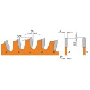 Алюминиевая пила 216x2,2/30mm Z64 a-6&deg; &szlig;TCG, CMT, 276.216.64M, 216mm, 30mm, 64, 2,2mm, 1,6mm, -6&deg;, TCG