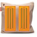 Bodi-Tek Apsildāms spilvens BT-CSHT2-K-BG-PB10, 10000 mAh, 3 siltuma iestatījumi, trikotāžas audums, mazgājams