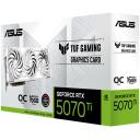 Asus Graafikakaart TUF-RTX5070TI-O16G-WHITE-GAMING 16GB GDDR7, PCIe 5.0, 7680x4320, 3 ventilaatorit, Multi valgustus