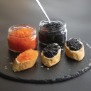 200 ml zema burka ar melnu &Oslash;82/6 vāku, 6 gab BROWIN 132222, stikls, 8.7x8.7x6 cm