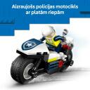 Lego Konstruktors 60455, 65 gab., policijas motocikls, skrituļdēlis, bankomāts, minifigūras