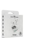 White Shark Belaidės ausinės TITAN-W, 32&Omega;, 10mm, 3h įkrovimas, ANC, ENC, Bluetooth 5.3, 121dB, 7h veikimo laikas