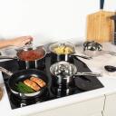 Russell Hobbs Katlu komplekts BW06571EU7, 16/18/20cm, sudraba, nerūsējo&scaron;ais tērauds, ar vāku, trauku mazgājamā ma&scaron;īnā mazgājams