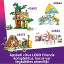 Lego Konstruktors Pludmales māja ar roņiem 42699, 400 gab., 3 minilellītes, 2 roņi, smūtiju automāts, kajaks