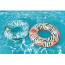 Bestway Надувное кольцо Tropical Palms 8982183, &Oslash; 119 см, &Oslash; 106 x 27 см, ПВХ, предохранительный клапан, заплатка для ремонта