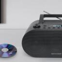 Muse Pārnēsājamais radio M-35 BT, AC 100-240 V, FM 20 stacijas, AUX, Bluetooth, CD-RW, MP3, Bass Boost