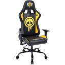 Subsonic Spēļu krēsls SA5609-BS1, 14.5kg, 53cm, 49cm, 123-133cm, dzeltena, melna, regulējams augstums, galvas atbalsts