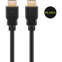 Goobay HDMI kabelis ar Ethernet, 61149, 0.5 m, 4K60Hz atbalsts, dubultā aizsardzība