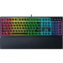 Razer Ornata V3 Klaviatūra RZ03-04460100-R3M1, USB, RGB LED, 10 Razer Chroma RGB apgaismojuma zonas, Mecha-Membrane, melna