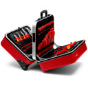 Rīku kaste "BIG Twin Move RED", KNIPEX, 98 99 15, 95 ievietošanas iespējas, 38 litri, 30 kg slodze