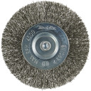 Дисковая щетка 100 мм, 1/4"; HEX гофрированная стальная щетина D-76641 MAKITA