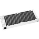 Deepcool Процессорный жидкостный кулер LE240 WH V2 R-LE240-WHAMMN-G-2, 240mm, 75.89cfm, 31.6dBA, 2 вентилятора, поддержка PWM