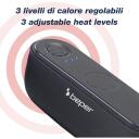 Beper roku sildītājs P203TFO050, 7W, 3 siltuma līmeņi, USB-C uzlāde, 9.5x6.5x2.5cm, ABS + alumīnijs
