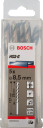 HSS-G urbji metālam 8,5mm, 5gab., Urbjmašīnām/skrūvgriežiem PRO METAL HSS-G STANDARTA SPIRĀLVEIDA URBJA GARUMS, 2608595073, BOSCH